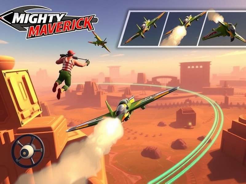 Mighty Maverick Gameplay Screenshot